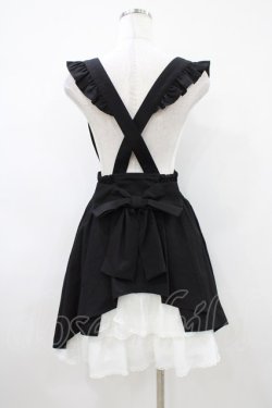 画像2: Secret Honey / バックリボンサスペンダースカート Free ブラック H-26-04-10-1047-CA-SK-NS-ZH