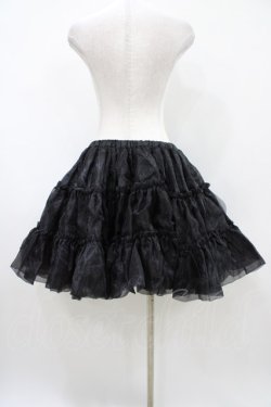 画像2: Wunderwelt / オリジナルふわふわパニエ Free ブラック H-26-04-10-1050-EL-SK-NS-ZH