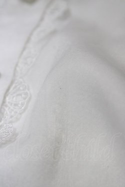 画像3: Chalmiere / 長袖ヴィンテージサテンブラウス M オフ H-26-04-10-1056-0-BL-NS-ZH