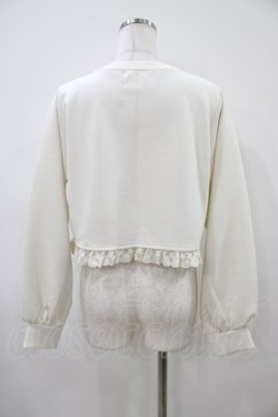 画像2: m petit by misako / MSKバラBフリルボレロ M オフ H-26-04-10-1059-LO-TO-NS-ZH