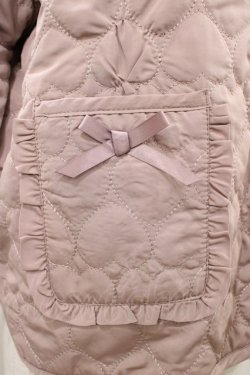 画像3: m petit by misako / マイメロタフタハートキルトJK L ピンク H-26-04-10-1062-LO-JA-NS-ZH