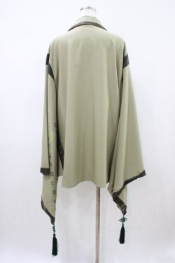 画像2: Favorite / 和袖ブラウス M カーキ H-26-04-10-1067-LO-BL-NS-ZH