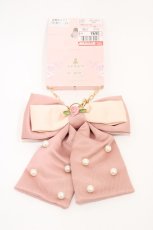 画像1: m petit by misako / AM*NIPLリボンBGC  ピンク H-26-04-10-1010-LO-ZA-NS-ZH (1)