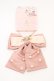 画像1: m petit by misako / AM*NIPLリボンBGC  ピンク H-26-04-10-1010-LO-ZA-NS-ZH (1)