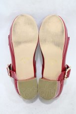 画像3: Amavel / リボン付ストラップパンプス M/23cm~23.5cm レッド H-26-04-10-1001-CA-SH-NS-ZH (3)