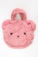 画像3: Maison de FLEUR / ピンくまニアトートバッグ  ピンク H-26-04-10-1015-LO-BG-NS-ZH (3)