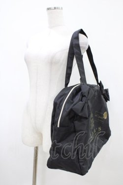 画像2: m petit by misako / NINA’Sコラボ ボストンバッグ  ブラック H-26-04-10-1019-LO-BG-NS-ZH