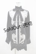 Royal Princess Alice / Madhatter's Tea Party ・まくら くらまコラボ スケルトンブラウス Free ブラック H-26-04-10-1022-LO-BL-NS-ZH