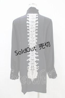 画像2: Royal Princess Alice / Madhatter's Tea Party ・まくら くらまコラボ スケルトンブラウス Free ブラック H-26-04-10-1022-LO-BL-NS-ZH