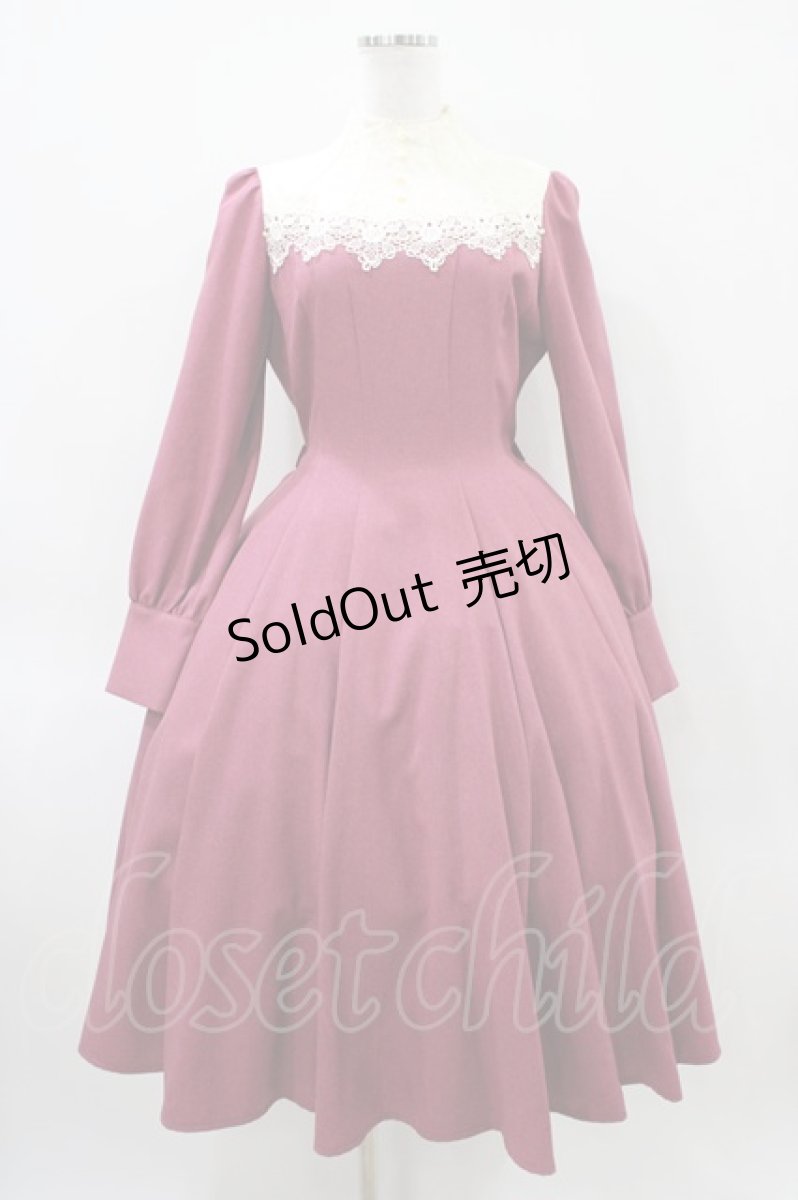 画像1: Innocent World / エヴァワンピース M ローズレッド×生成/Rose Red×Beige H-26-04-10-1024-IW-OP-NS-ZH (1)