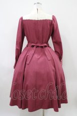 画像2: Innocent World / エヴァワンピース M ローズレッド×生成/Rose Red×Beige H-26-04-10-1024-IW-OP-NS-ZH (2)