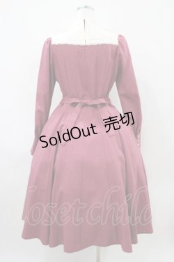 画像2: Innocent World / エヴァワンピース M ローズレッド×生成/Rose Red×Beige H-26-04-10-1024-IW-OP-NS-ZH