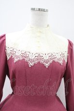 画像4: Innocent World / エヴァワンピース M ローズレッド×生成/Rose Red×Beige H-26-04-10-1024-IW-OP-NS-ZH (4)