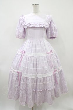 画像1: Angelic Pretty / クレッシェンドティアードワンピース Free ラベンダー H-26-04-10-1025-AP-OP-NS-ZH