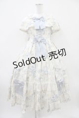 metamorphose / ロザリーケープ付きジャンパースカート サイズ1 パウダーブルー H-26-04-10-1026-ME-OP-NS-ZH