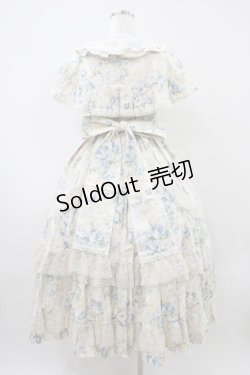 画像2: metamorphose / ロザリーケープ付きジャンパースカート サイズ1 パウダーブルー H-26-04-10-1026-ME-OP-NS-ZH