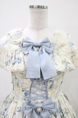 画像4: metamorphose / ロザリーケープ付きジャンパースカート サイズ1 パウダーブルー H-26-04-10-1026-ME-OP-NS-ZH (4)