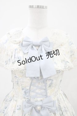 画像4: metamorphose / ロザリーケープ付きジャンパースカート サイズ1 パウダーブルー H-26-04-10-1026-ME-OP-NS-ZH