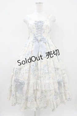 画像6: metamorphose / ロザリーケープ付きジャンパースカート サイズ1 パウダーブルー H-26-04-10-1026-ME-OP-NS-ZH