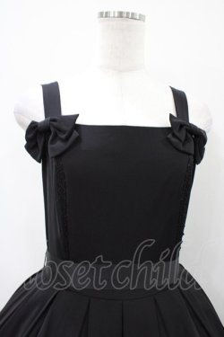 画像4: LIEF / ノーブルシフォンバッスルジャンパースカート M ブラック H-26-04-10-1027-LO-OP-NS-ZH