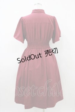 画像2: axes femme / チェーン付ハイウエストワンピース Free レッド H-26-04-10-1030-AX-OP-NS-ZH