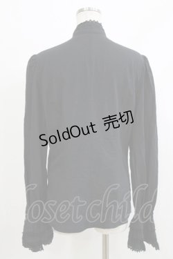 画像3: Moi-meme-Moitie / 3段フリルブラウス  ブラック H-26-04-10-055-MO-BL-KB-ZH