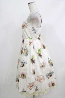 画像2: Emily Temple cute / Flower TEA PARTYキャミソールワンピース  オフホワイト H-26-04-10-006-ET-OP-KB-ZH
