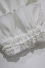 画像6: ATELIER PIERROT / ヨーク切替ブラウス  ホワイト H-26-04-10-058-EL-BL-KB-ZH (6)
