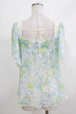 画像3: Candy Stripper / プリントシアートップス  サックス H-26-04-10-059-PU-TO-KB-ZH