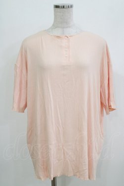 画像1: merry jenny / メロウリブTシャツ  ピンク H-26-04-10-061-LO-TO-KB-ZH