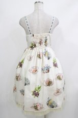 画像3: Emily Temple cute / Flower TEA PARTYキャミソールワンピース  オフホワイト H-26-04-10-006-ET-OP-KB-ZH (3)