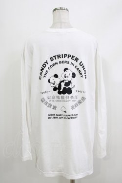 画像3: Candy Stripper / TOKYO PANDA CLUB L/S Tシャツ 2(M) ホワイト H-26-04-10-063-PU-TO-KB-ZH