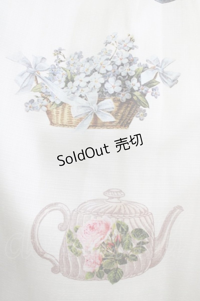 画像4: Emily Temple cute / Flower TEA PARTYキャミソールワンピース  オフホワイト H-26-04-10-006-ET-OP-KB-ZH (4)