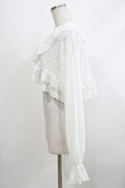 画像2: merry jenny / スカラップfrillボレロ  オフホワイト H-26-04-10-067-LO-TO-KB-ZH
