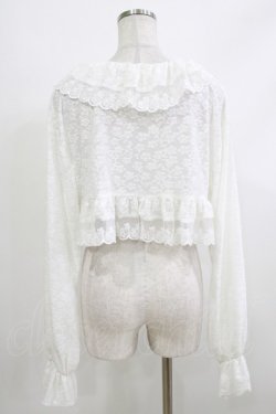 画像3: merry jenny / スカラップfrillボレロ  オフホワイト H-26-04-10-067-LO-TO-KB-ZH
