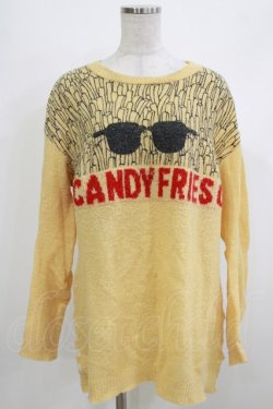 画像1: Candy Stripper / CANDY FRIES KNIT  イエロー H-26-04-10-068-PU-TO-KB-ZH