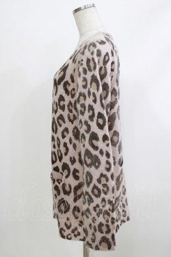 画像2: Candy Stripper / レオパードカーディガン  ピンクベージュ H-26-04-10-069-PU-TO-KB-ZH