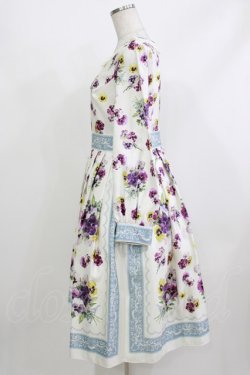 画像2: Melody BasKet / パンジースカーフワンピース  アイボリー H-26-04-10-007-LO-OP-KB-ZH