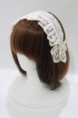 画像1: Melody BasKet / Nightingaleレースヘアクリップ  アイボリー H-26-04-10-075-LO-AC-KB-ZH (1)
