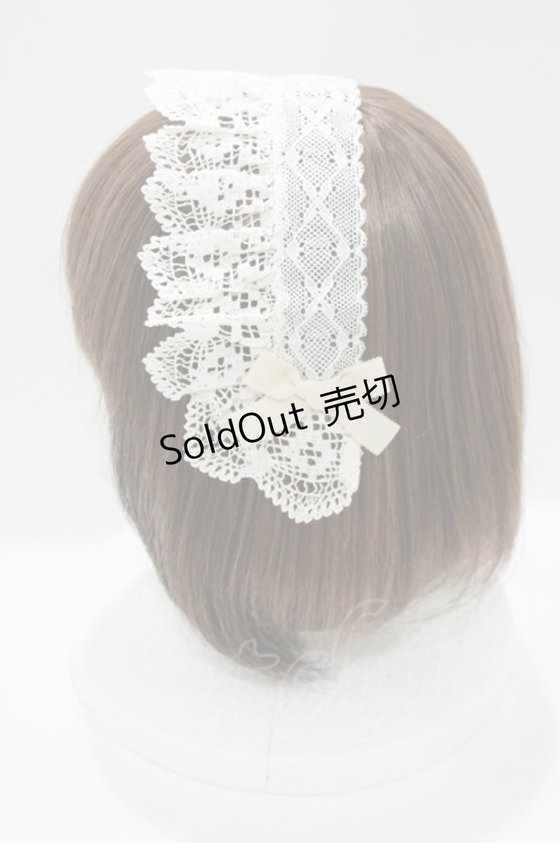画像2: Melody BasKet / Nightingaleレースヘアクリップ  アイボリー H-26-04-10-075-LO-AC-KB-ZH (2)