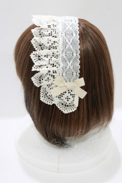 画像2: Melody BasKet / Nightingaleレースヘアクリップ  アイボリー H-26-04-10-075-LO-AC-KB-ZH