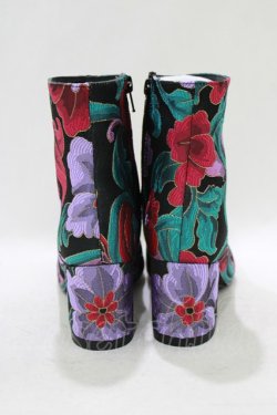 画像3: merry jenny / ジャガードショートブーツ M ブラック H-26-04-10-081-LO-SH-KB-ZH