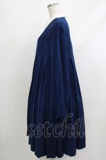 画像2: Candy Stripper / PLEATS ONE-PIECE  ネイビー H-26-04-10-012-PU-OP-KB-ZH (2)