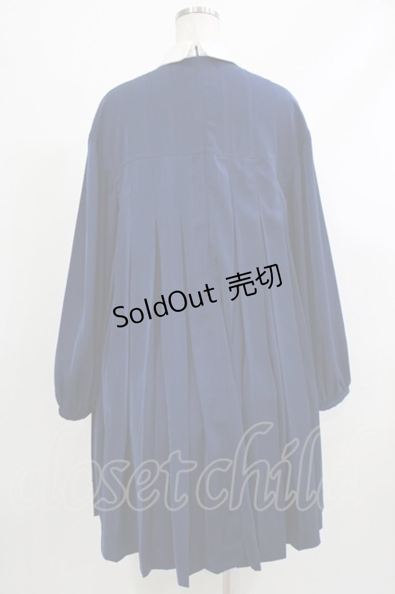 画像3: Candy Stripper / PLEATS ONE-PIECE  ネイビー H-26-04-10-012-PU-OP-KB-ZH (3)