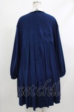 画像3: Candy Stripper / PLEATS ONE-PIECE  ネイビー H-26-04-10-012-PU-OP-KB-ZH (3)