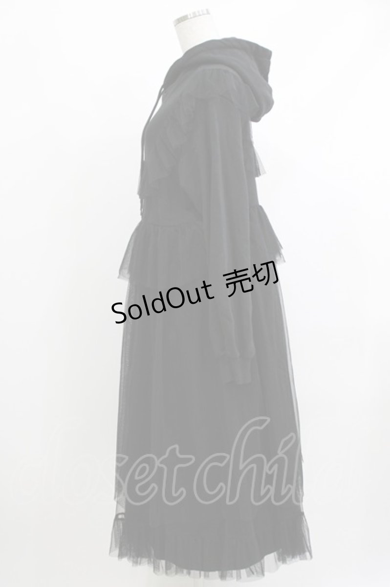 画像2: Candy Stripper / TULLE LAYERED ONE-PIECE  ブラック H-26-04-10-016-PU-OP-KB-ZT515 (2)