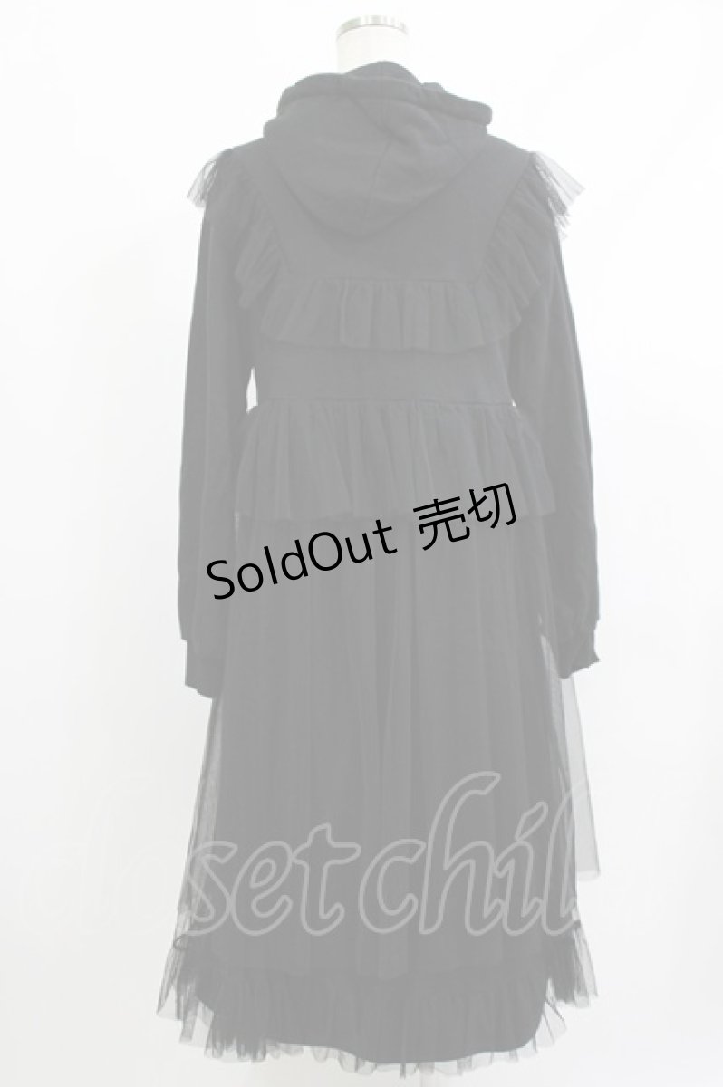 画像3: Candy Stripper / TULLE LAYERED ONE-PIECE  ブラック H-26-04-10-016-PU-OP-KB-ZT515 (3)