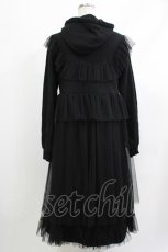 画像3: Candy Stripper / TULLE LAYERED ONE-PIECE  ブラック H-26-04-10-016-PU-OP-KB-ZT515 (3)