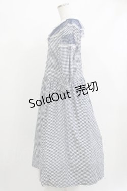 画像2: Candy Stripper / GINGHAM TULLEワンピース  ネイビー H-26-04-10-017-PU-OP-KB-ZH