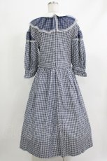 画像3: Candy Stripper / GINGHAM TULLEワンピース  ネイビー H-26-04-10-017-PU-OP-KB-ZH (3)